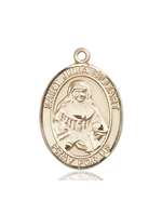 St. Julia Billiart Medal<br/>7267 Oval, 14kt Gold