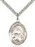 St. Julia Billiart Medal<br/>7267 Oval, Sterling Silver