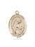 St. Colette Medal<br/>7268 Oval, 14kt Gold