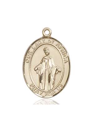 Our Lady of Africa Medal<br/>7269 Oval, 14kt Gold