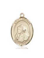 St. Bruno Medal<br/>7270 Oval, 14kt Gold