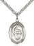 St. Sharbel Medal<br/>7271 Oval, Sterling Silver