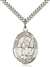 St. Isidore the Farmer Medal<br/>7276 Oval, Sterling Silver