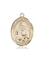 St. James the Lesser Medal<br/>7277 Oval, 14kt Gold