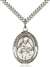 St. Gabriel Possenti Medal<br/>7279 Oval, Sterling Silver