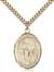 St. Susanna Medal<br/>7280 Oval, Gold Filled