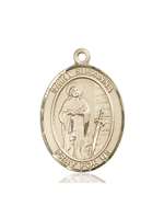 St. Susanna Medal<br/>7280 Oval, 14kt Gold