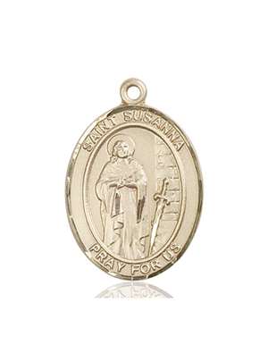 St. Susanna Medal<br/>7280 Oval, 14kt Gold