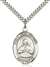 St. John Vianney Medal<br/>7282 Oval, Sterling Silver