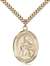 St. Angela Merici Medal<br/>7284 Oval, Gold Filled