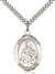 St. Angela Merici Medal<br/>7284 Oval, Sterling Silver