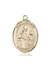 St. Walter of Pontnoise Medal<br/>7285 Oval, 14kt Gold