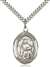 St. Deborah Medal<br/>7286 Oval, Sterling Silver