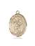 St. Peter Nolasco Medal<br/>7291 Oval, 14kt Gold