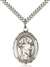 St. Aedan of Ferns Medal<br/>7293 Oval, Sterling Silver