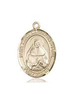 St. Marie Magdalen Postel Medal<br/>7294 Oval, 14kt Gold