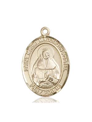 St. Marie Magdalen Postel Medal<br/>7294 Oval, 14kt Gold