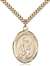 St. Athanasius Medal<br/>7296 Oval, Gold Filled