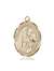 St. Joseph Medal<br/>7300 Oval, 14kt Gold