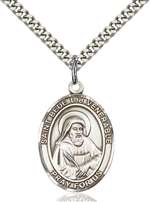 St. Bede the Venerable Medal<br/>7302 Oval, Sterling Silver