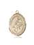 St. Thomas of Villanova Medal<br/>7304 Oval, 14kt Gold