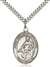 St. Thomas of Villanova Medal<br/>7304 Oval, Sterling Silver