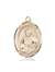 St. Pius X Medal<br/>7305 Oval, 14kt Gold