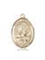 St. Rosalia Medal<br/>7309 Oval, 14kt Gold