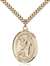St. Roch Medal<br/>7310 Oval, Gold Filled