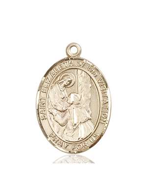 St. Elizabeth of the Visitation Medal<br/>7311 Oval, 14kt Gold