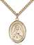 St. Olivia Medal<br/>7312 Oval, Gold Filled
