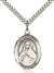 St. Olivia Medal<br/>7312 Oval, Sterling Silver