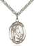St. Amelia Medal<br/>7313 Oval, Sterling Silver