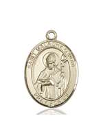 St. Malachy O'More Medal<br/>7316 Oval, 14kt Gold
