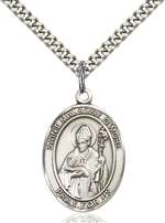 St. Malachy O'More Medal<br/>7316 Oval, Sterling Silver