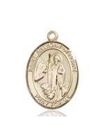 St. Anthony of Egypt Medal<br/>7317 Oval, 14kt Gold