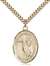 St. Paul of the Cross Medal<br/>7318 Oval, Gold Filled
