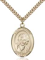 St. Gianna Medal<br/>7322 Oval, Gold Filled