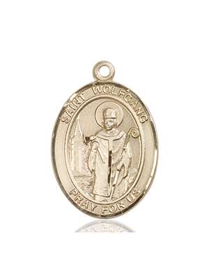 St. Wolfgang Medal<br/>7323 Oval, 14kt Gold