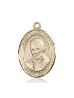 St. Luigi Orione Medal<br/>7326 Oval, 14kt Gold