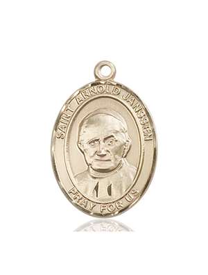 St. Arnold Janssen Medal<br/>7328 Oval, 14kt Gold