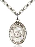 St. Arnold Janssen Medal<br/>7328 Oval, Sterling Silver