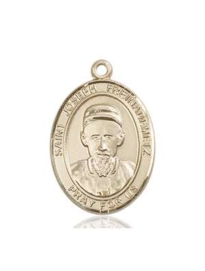 St. Joseph Medal<br/>7329 Oval, 14kt Gold