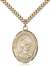 St. Louis Marie de Montfort Medal<br/>7330 Oval, Gold Filled