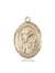 St. Kenneth Medal<br/>7332 Oval, 14kt Gold