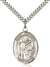 St. Kenneth Medal<br/>7332 Oval, Sterling Silver