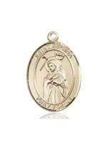 St. Regina Medal<br/>7335 Oval, 14kt Gold