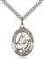 St. Catherine of Sweden Medal<br/>7336 Oval, Sterling Silver