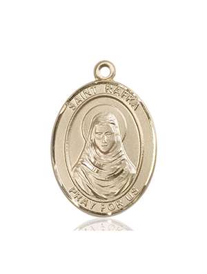 St. Rafka Medal<br/>7338 Oval, 14kt Gold