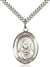 St. Rafka Medal<br/>7338 Oval, Sterling Silver